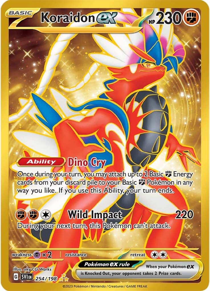 Koraidon ex (254/198) [Scarlet & Violet: Base Set] | Galactic Gamez