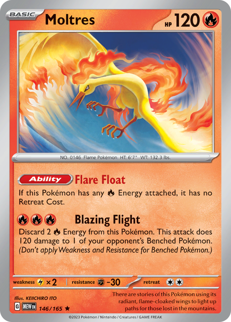 Moltres (146/165) [Scarlet & Violet 151] | Galactic Gamez