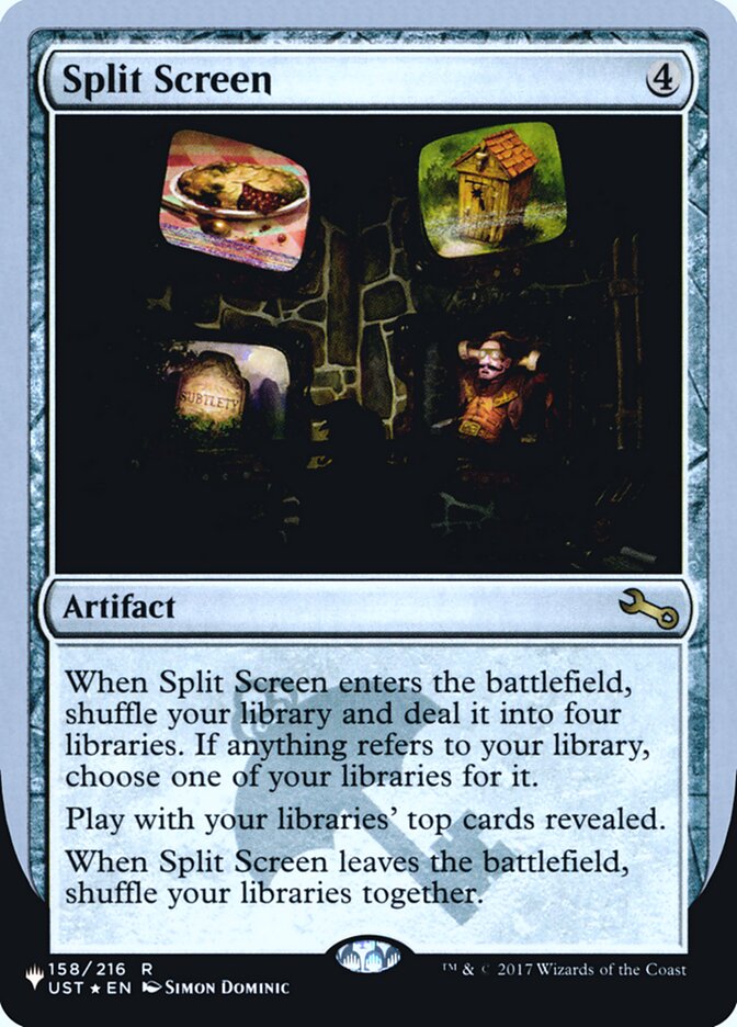 Split Screen (Unfinity Foil Edition) [The List] | Galactic Gamez