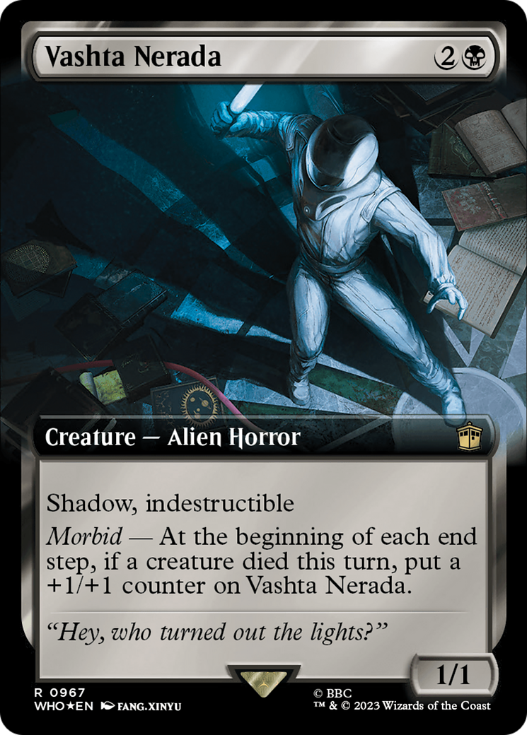 Vashta Nerada (Extended Art) (Surge Foil) [Doctor Who] | Galactic Gamez