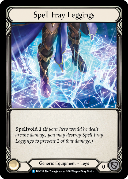 Spell Fray Leggings [DYN239] (Dynasty)  Rainbow Foil | Galactic Gamez