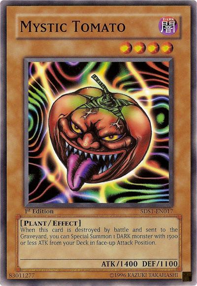 Mystic Tomato [5DS1-EN017] Common | Galactic Gamez