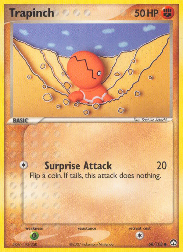 Trapinch (68/108) [EX: Power Keepers] | Galactic Gamez