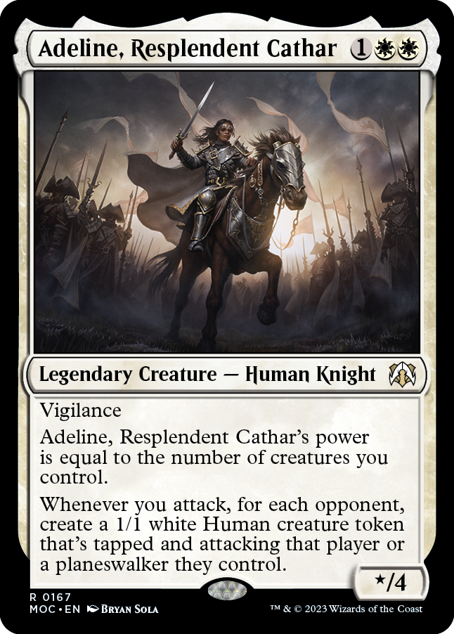 Adeline, Resplendent Cathar [March of the Machine Commander] | Galactic Gamez