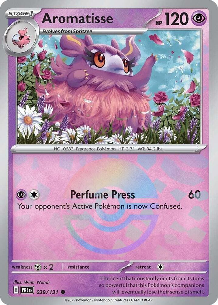 Aromatisse (039/131) (Poke Ball Pattern) [Scarlet & Violet: Prismatic Evolutions] | Galactic Gamez