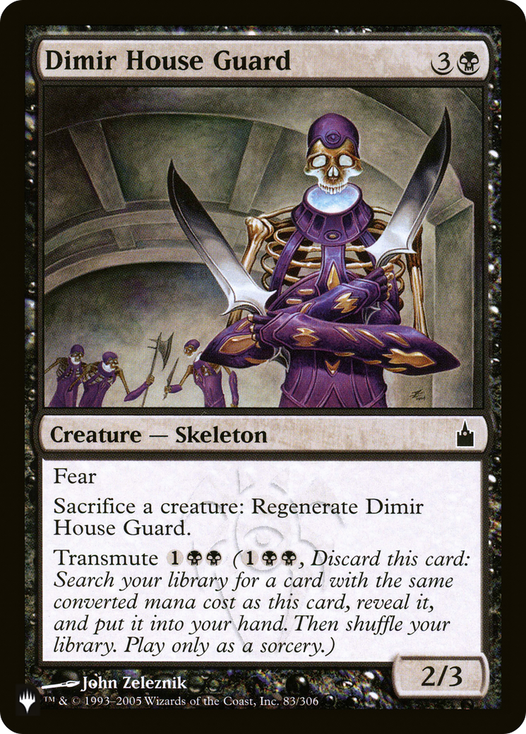 Dimir House Guard [The List Reprints] | Galactic Gamez