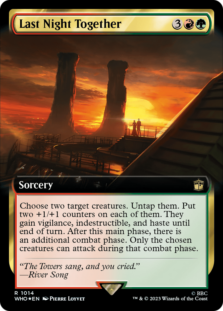 Last Night Together (Extended Art) (Surge Foil) [Doctor Who] | Galactic Gamez