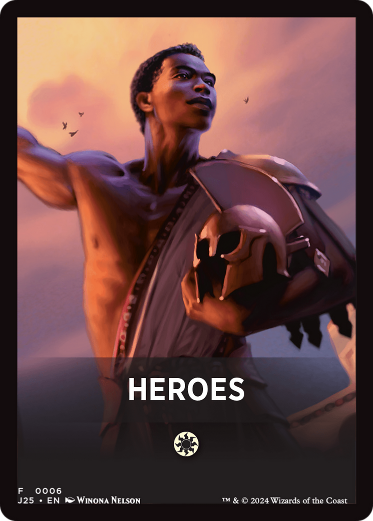 Heroes Theme Card [Foundations Jumpstart Front Cards] | Galactic Gamez
