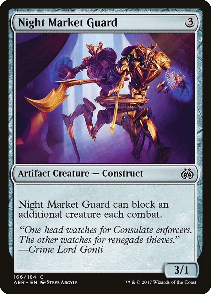 Night Market Guard [Aether Revolt] | Galactic Gamez