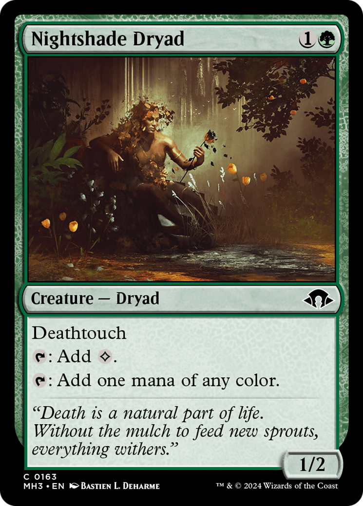 Nightshade Dryad [Modern Horizons 3] | Galactic Gamez