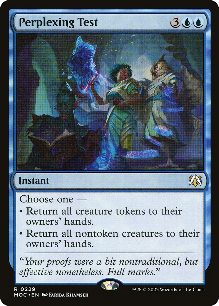 Perplexing Test [March of the Machine Commander] | Galactic Gamez