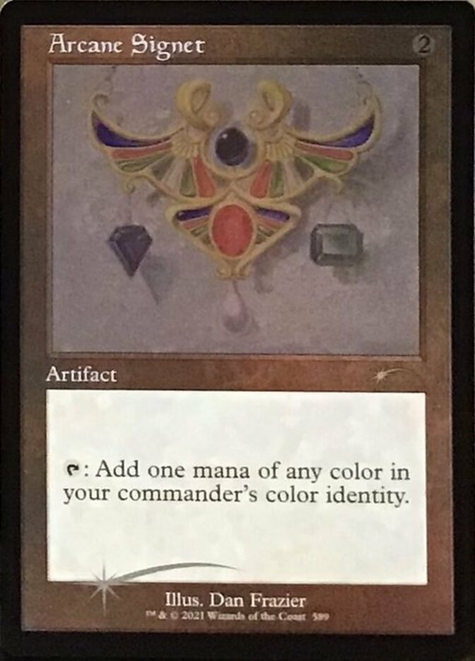 Arcane Signet (Retro) (Foil Etched) [Secret Lair Drop Promos] | Galactic Gamez