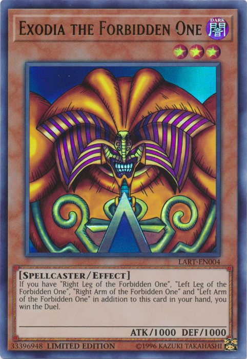 Exodia the Forbidden One [LART-EN004] Ultra Rare | Galactic Gamez