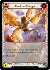 Herald of Ravages (Blue) (Extended Art) [LGS155] (Promo)  Rainbow Foil | Galactic Gamez