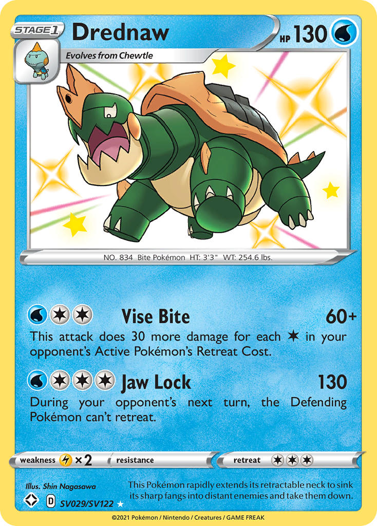 Drednaw (SV029/SV122) [Sword & Shield: Shining Fates] | Galactic Gamez