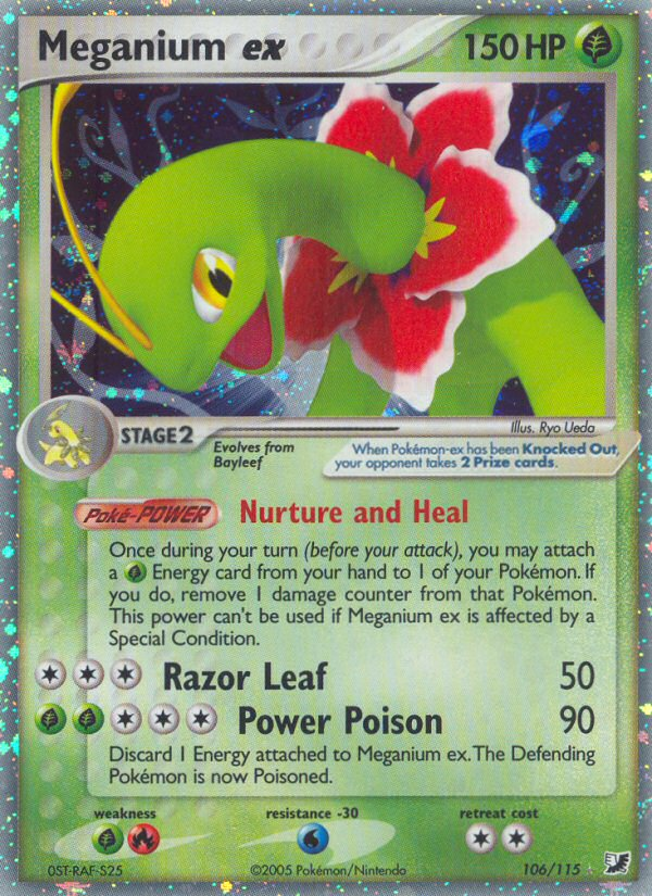 Meganium ex (106/115) [EX: Unseen Forces] | Galactic Gamez