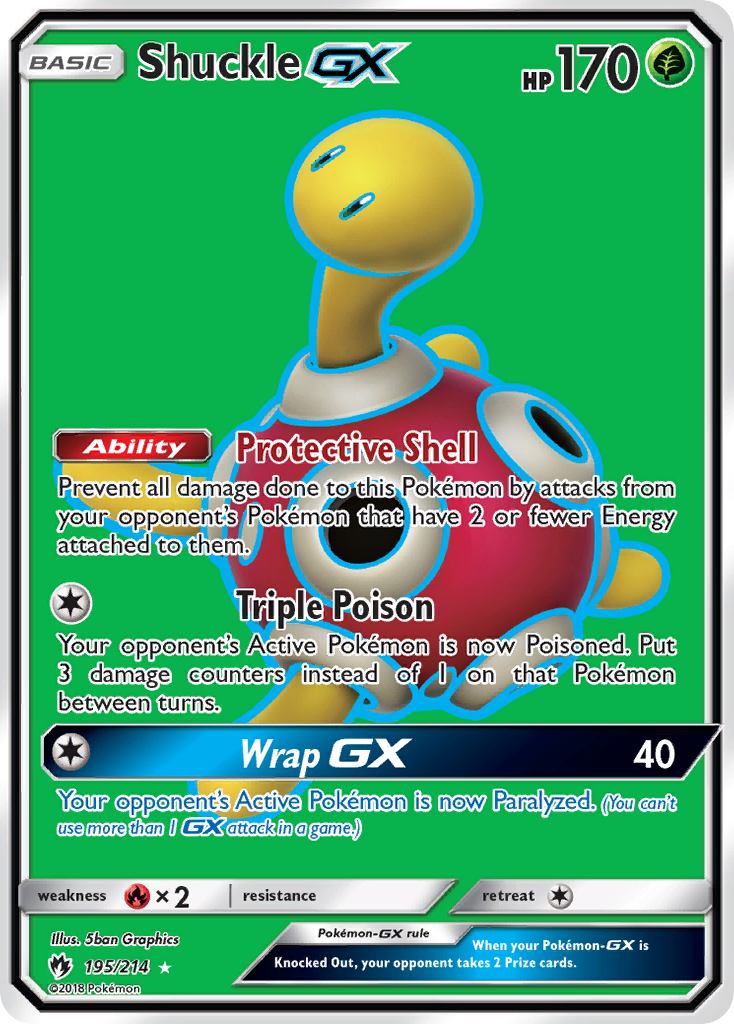Shuckle GX (195/214) [Sun & Moon: Lost Thunder] | Galactic Gamez