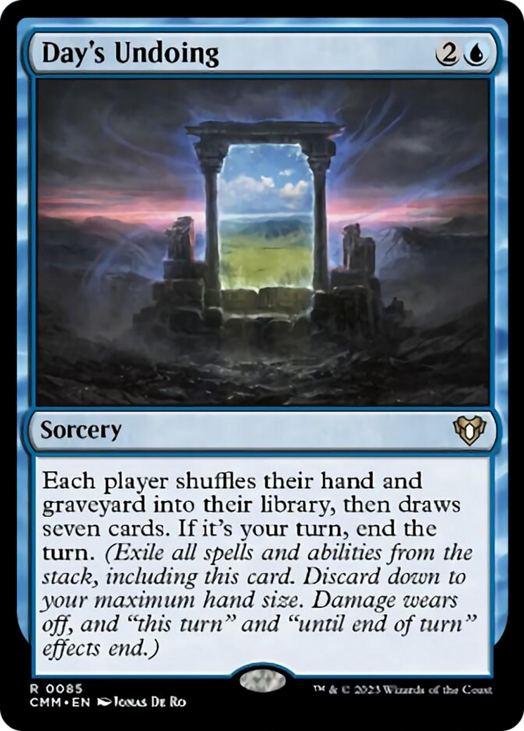 Day's Undoing [Commander Masters] | Galactic Gamez