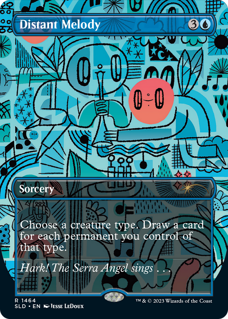 Distant Melody (Rainbow Foil) [Secret Lair Drop Series] | Galactic Gamez