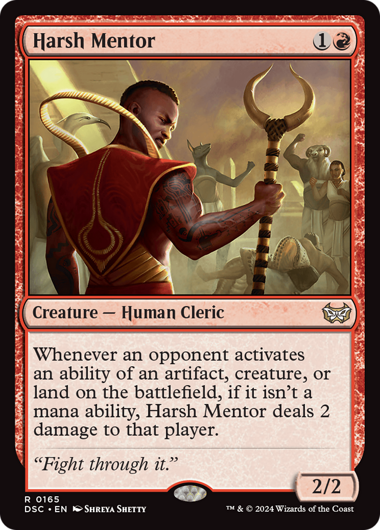 Harsh Mentor [Duskmourn: House of Horror Commander] | Galactic Gamez