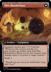 Dire Flail (Extended Art) [The Lost Caverns of Ixalan] | Galactic Gamez