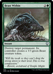 Beast Within [Phyrexia: All Will Be One Commander] | Galactic Gamez