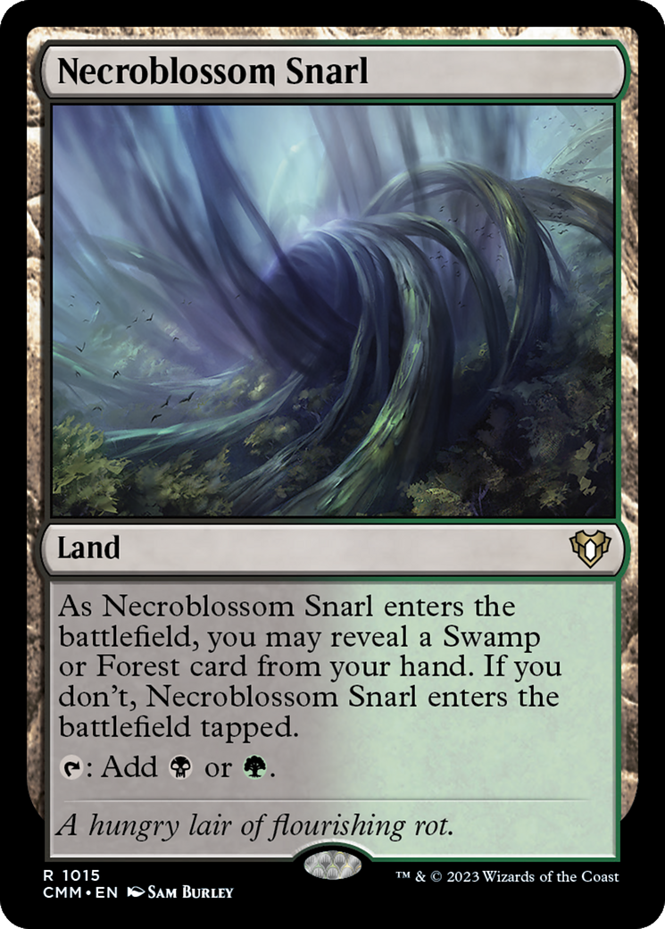 Necroblossom Snarl [Commander Masters] | Galactic Gamez