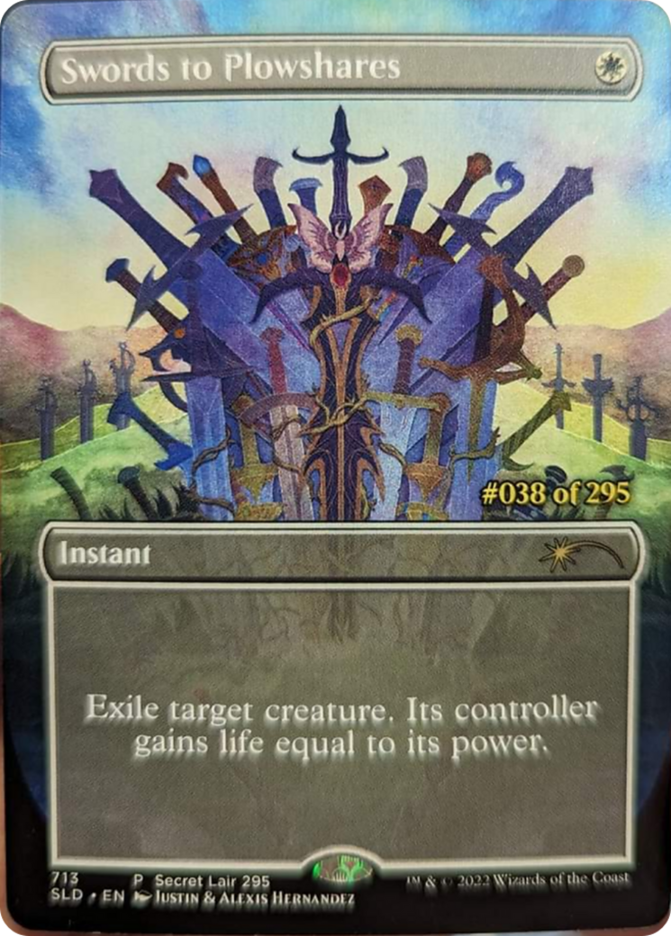 Swords to Plowshares (Serial Numbered) [Secret Lair Drop Series] | Galactic Gamez