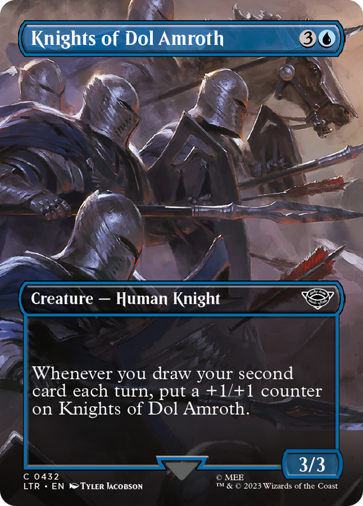 Knights of Dol Amroth (Borderless Alternate Art) [The Lord of the Rings: Tales of Middle-Earth] | Galactic Gamez