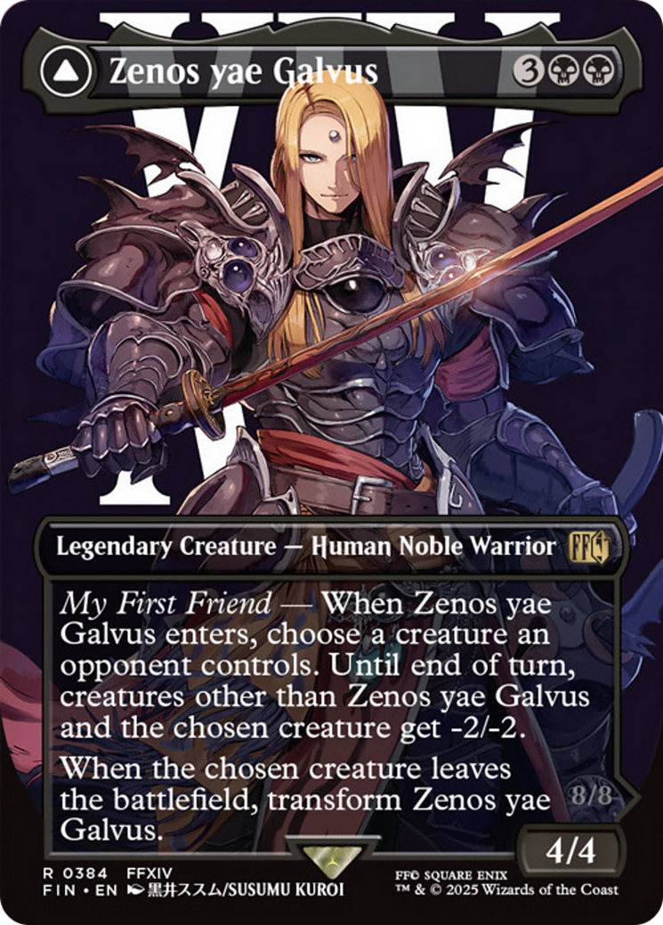 Zenos yae Galvus // Shinryu, Transcendent Rival (Borderless) [FINAL FANTASY] | Galactic Gamez