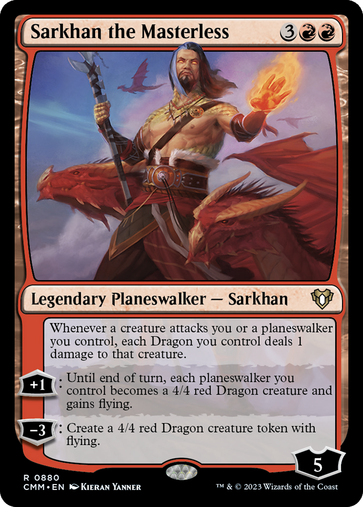 Sarkhan the Masterless [Commander Masters] | Galactic Gamez