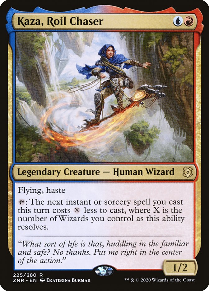 Kaza, Roil Chaser (Promo Pack) [Zendikar Rising Promos] | Galactic Gamez