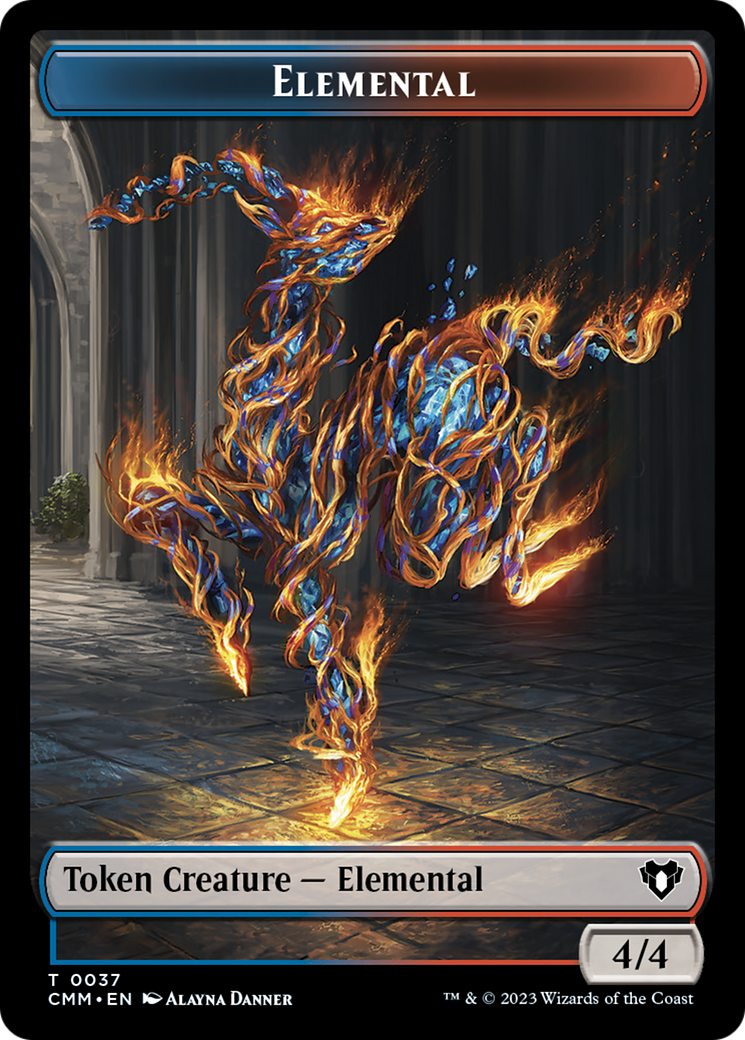 Elemental Token (37) [Commander Masters Tokens] | Galactic Gamez