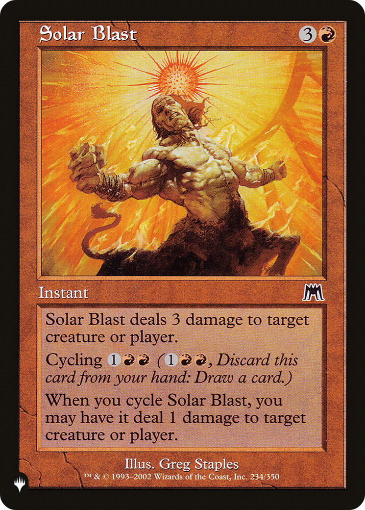 Solar Blast [The List] | Galactic Gamez