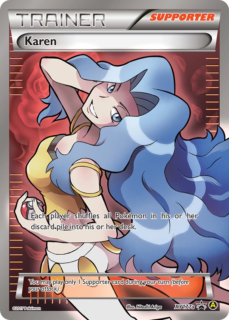 Karen (XY177a) [Alternate Art Promos] | Galactic Gamez