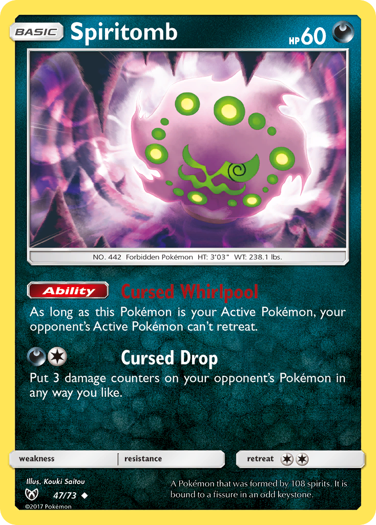 Spiritomb (47/73) [Sun & Moon: Shining Legends] | Galactic Gamez