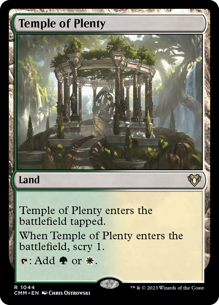 Temple of Plenty [Commander Masters] | Galactic Gamez