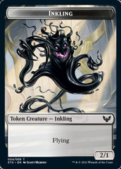 Inkling // Treasure Double-Sided Token [Strixhaven: School of Mages Tokens] | Galactic Gamez