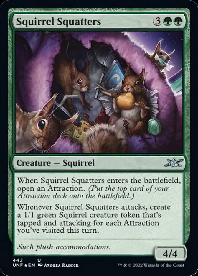 Squirrel Squatters (Galaxy Foil) [Unfinity] | Galactic Gamez