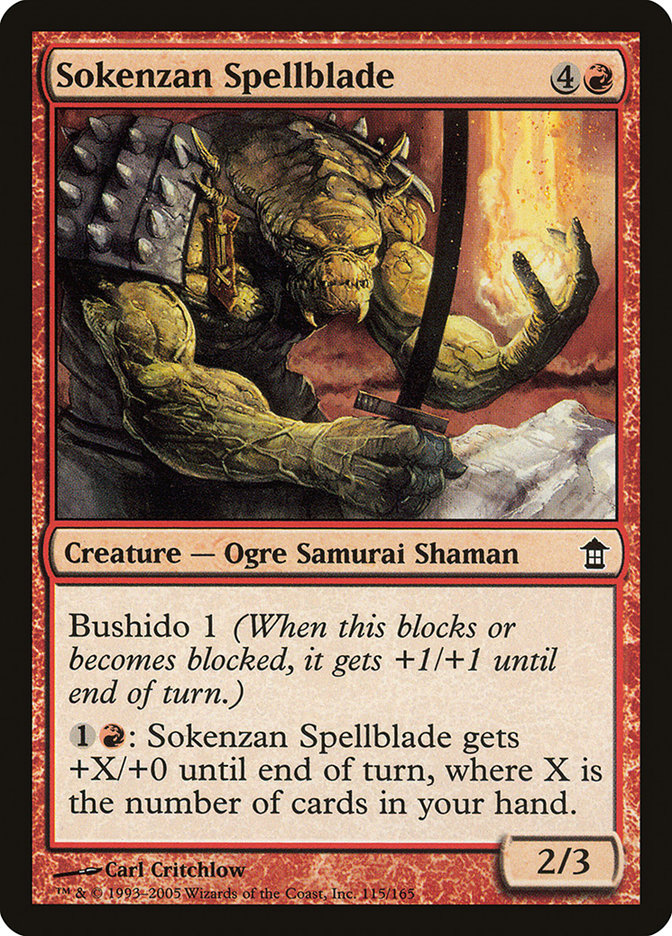 Sokenzan Spellblade [Saviors of Kamigawa] | Galactic Gamez