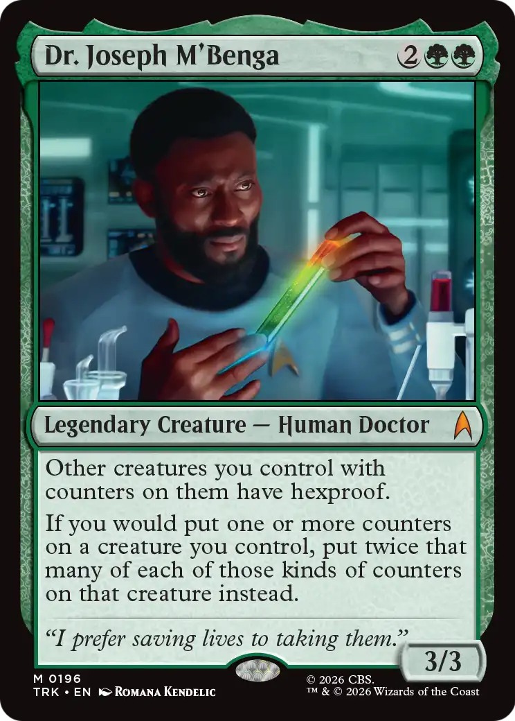 Dr. Joseph M'Benga [Star Trek] | Galactic Gamez
