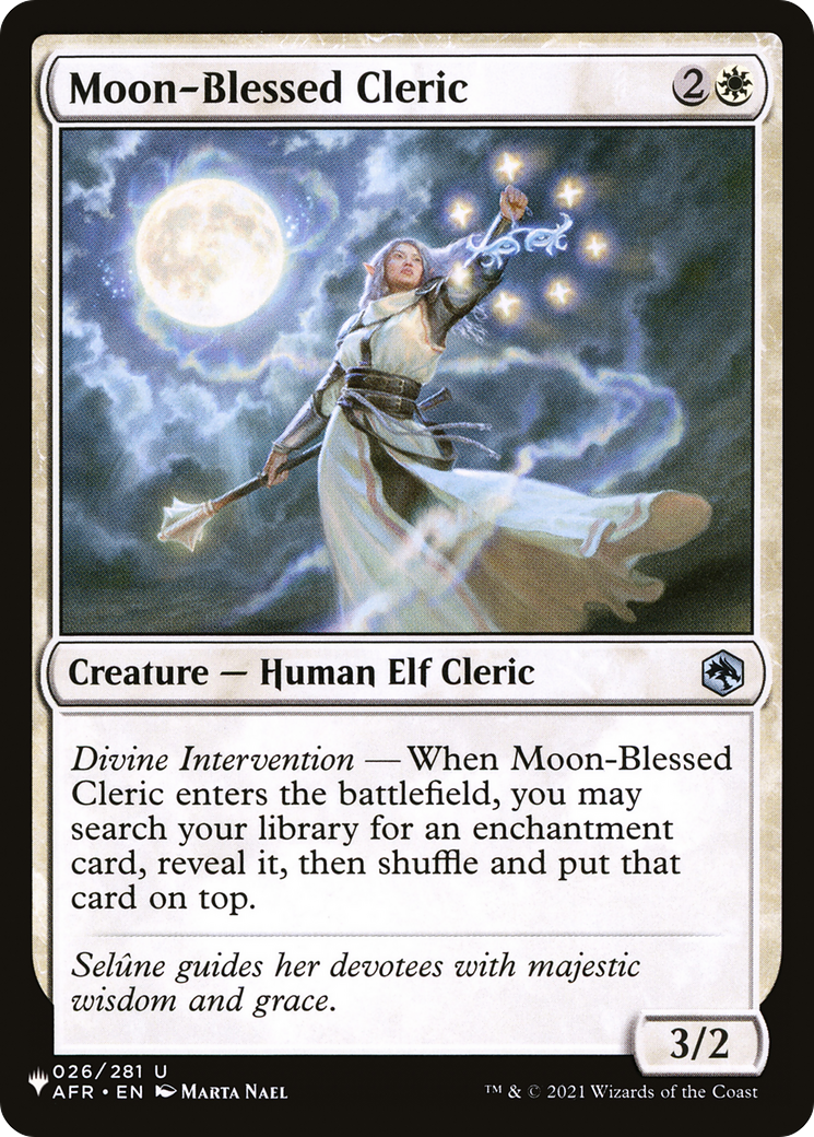 Moon-Blessed Cleric [The List] | Galactic Gamez