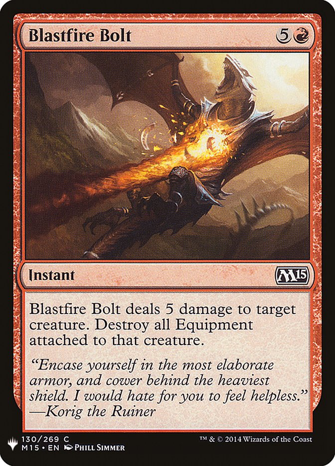 Blastfire Bolt [Mystery Booster] | Galactic Gamez