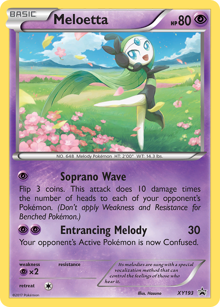 Meloetta (XY193) [XY: Black Star Promos] | Galactic Gamez