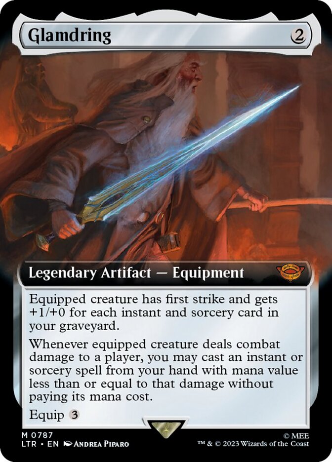 Glamdring (Extended Art) (Surge Foil) [The Lord of the Rings: Tales of Middle-Earth] | Galactic Gamez