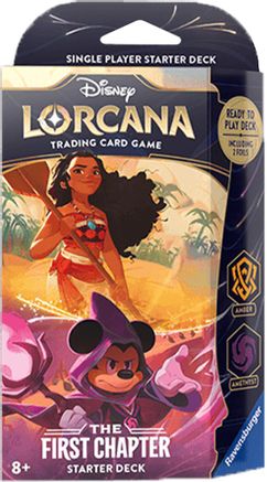 Disney Lorcana: The First Chapter Starter Deck (Amber & Amethyst) - The First Chapter | Galactic Gamez