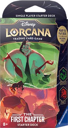 Disney Lorcana: The First Chapter Starter Deck (Emerald & Ruby) | Galactic Gamez