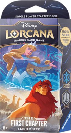 Disney Lorcana: The First Chapter Starter Deck (Sapphire & Steel) | Galactic Gamez