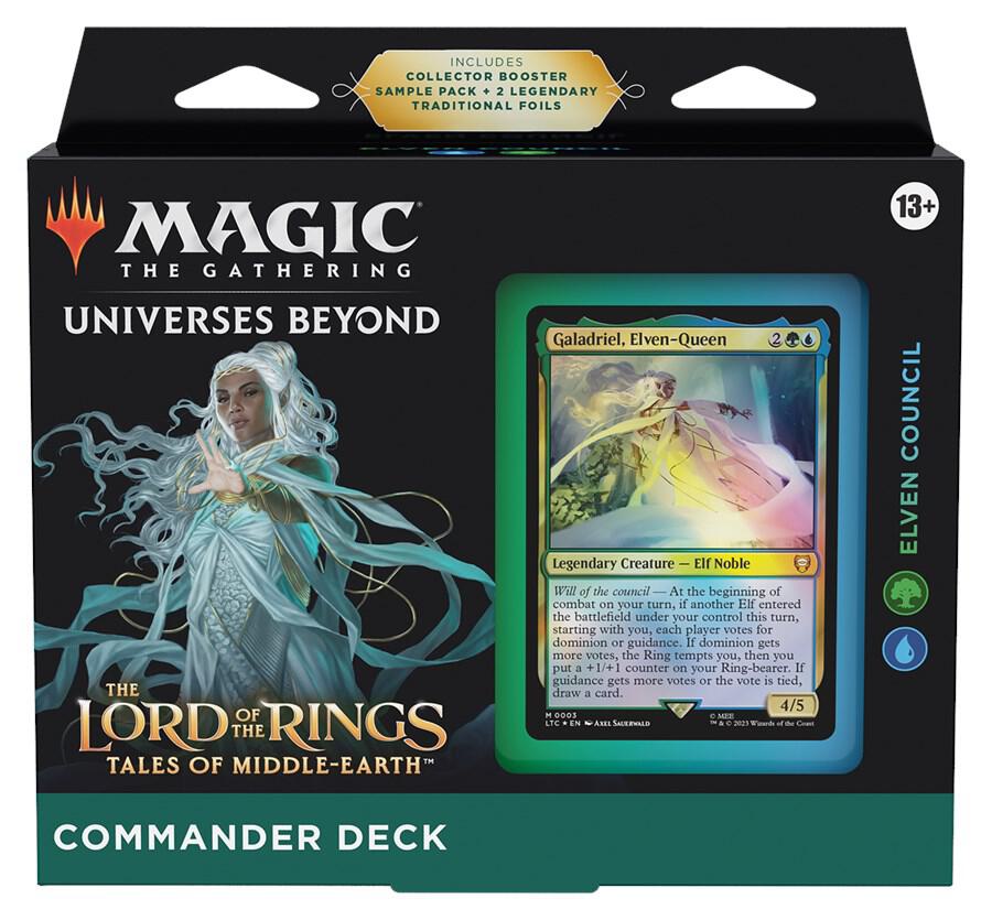 The Lord of the Rings: Tales of Middle-earth Commander Decks: Elven Council | Galactic Gamez