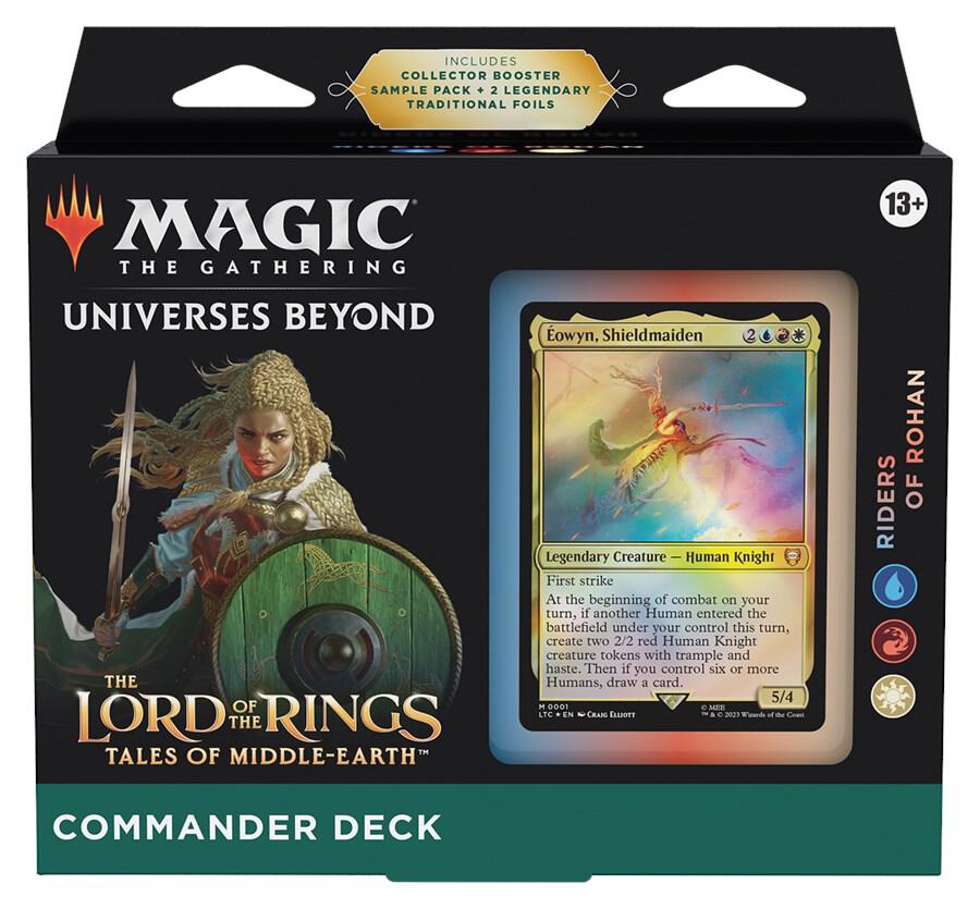 The Lord of the Rings: Tales of Middle-earth Commander Decks: Riders of Rohan | Galactic Gamez